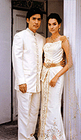Thai style wedding outfits